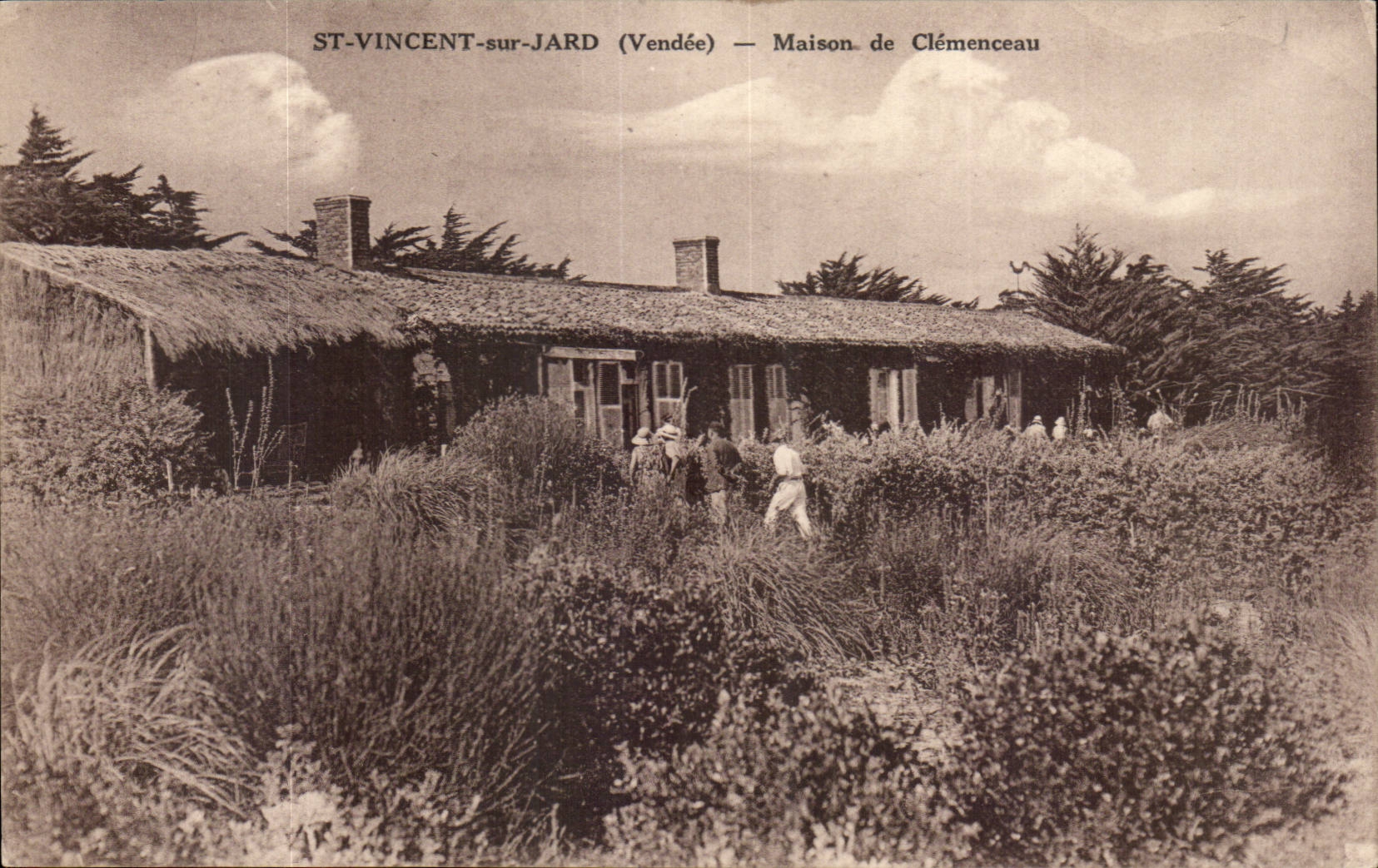 Saint Vincent sur Jard CPA Maison de Clemenceau