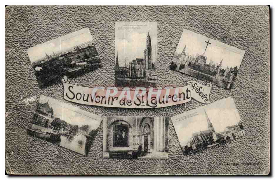 CPA Souvenir de St Laurent sur Sevre