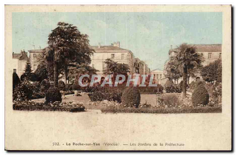 La Roche sur Yon CPA Les jardins de la Prefecture