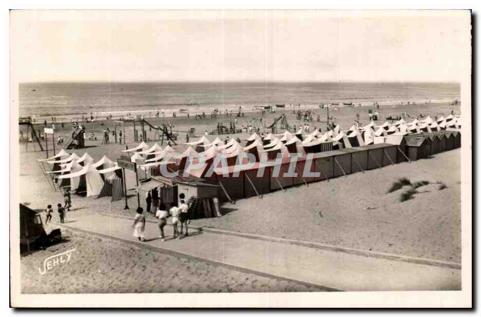 Saint Jean de Monts CPA La plage
