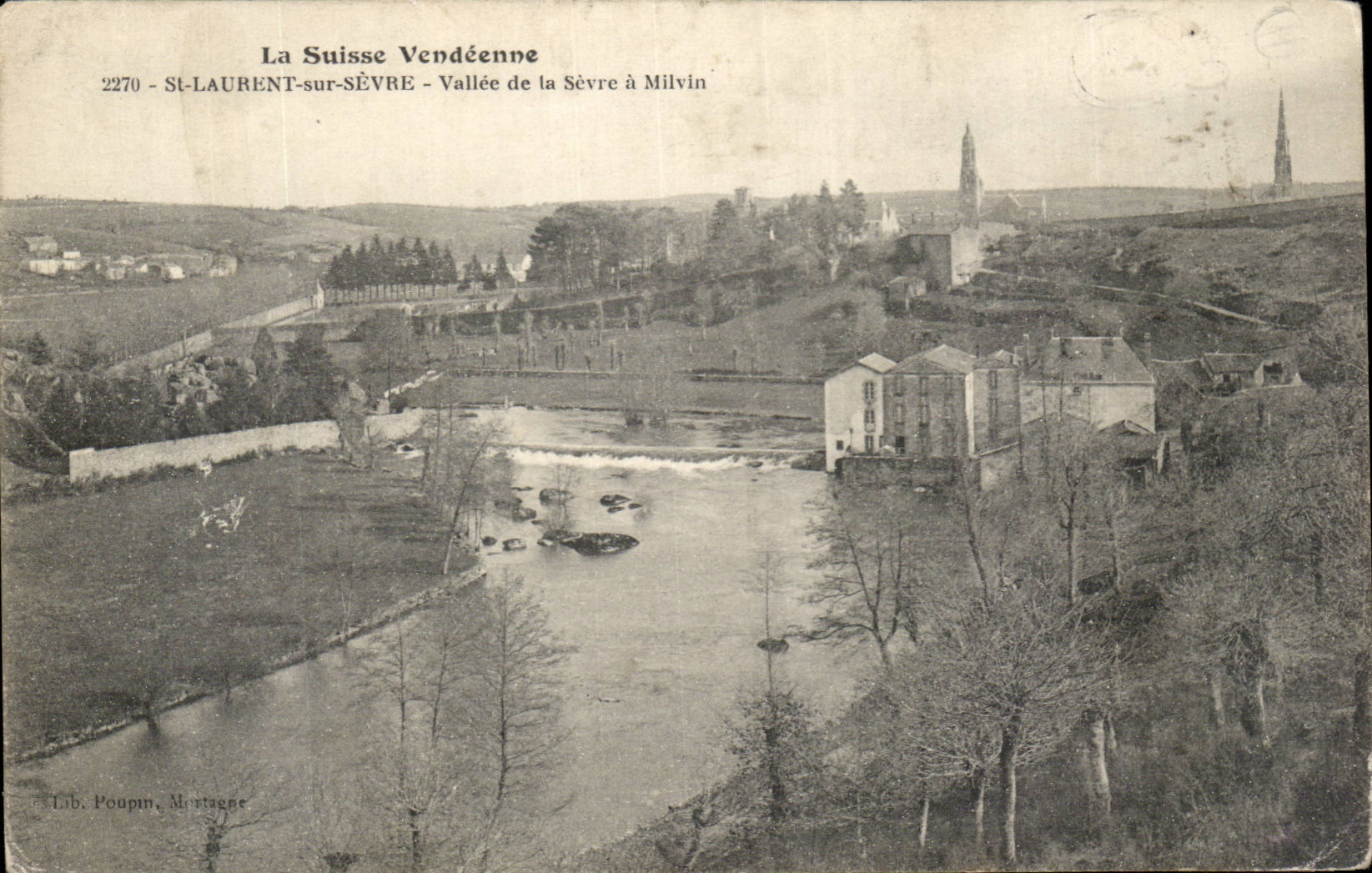 Saint Laurent sur Sevre CPA Vallee de la Sevre a Milvin