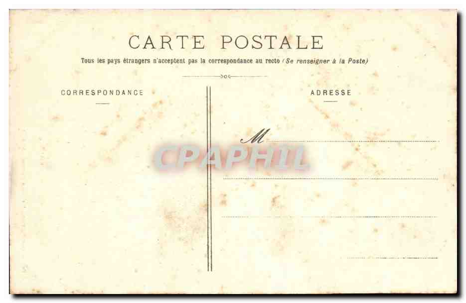 CPA Folklore Costumes Vendee Sablaises — Verso