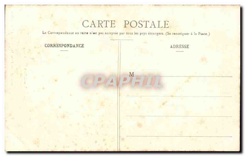 CPA Folklore Costumes Vendee Sablaise Vent debout Pecheuse de crevettes — Verso