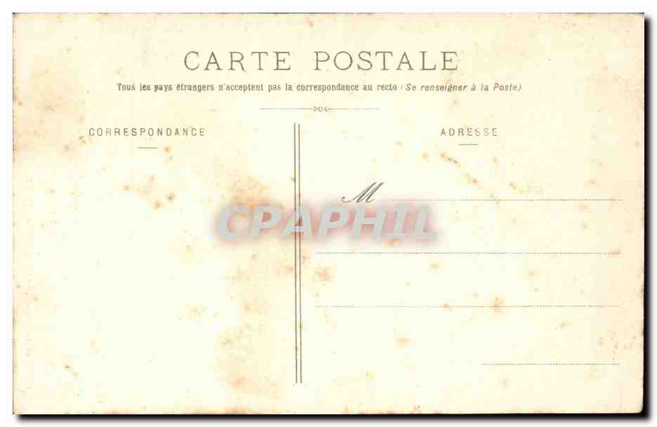 CPA Folklore Costumes Vendee Sablaise  — Verso
