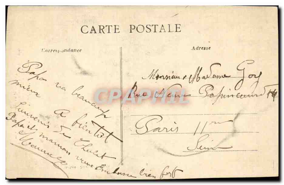 CPA Folklore Costume Sablaises La Vendee Maraichine — Verso