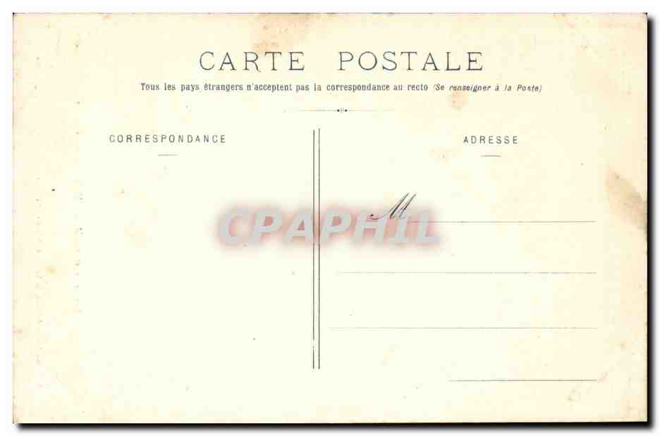 CPA Folklore Costume Sur terre et sur mer Habitude de se noyer Marins — Verso