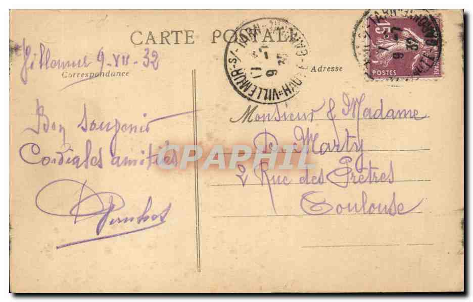 CPA Sablaises Femme (folklore costumes) TOP Vendee — Verso