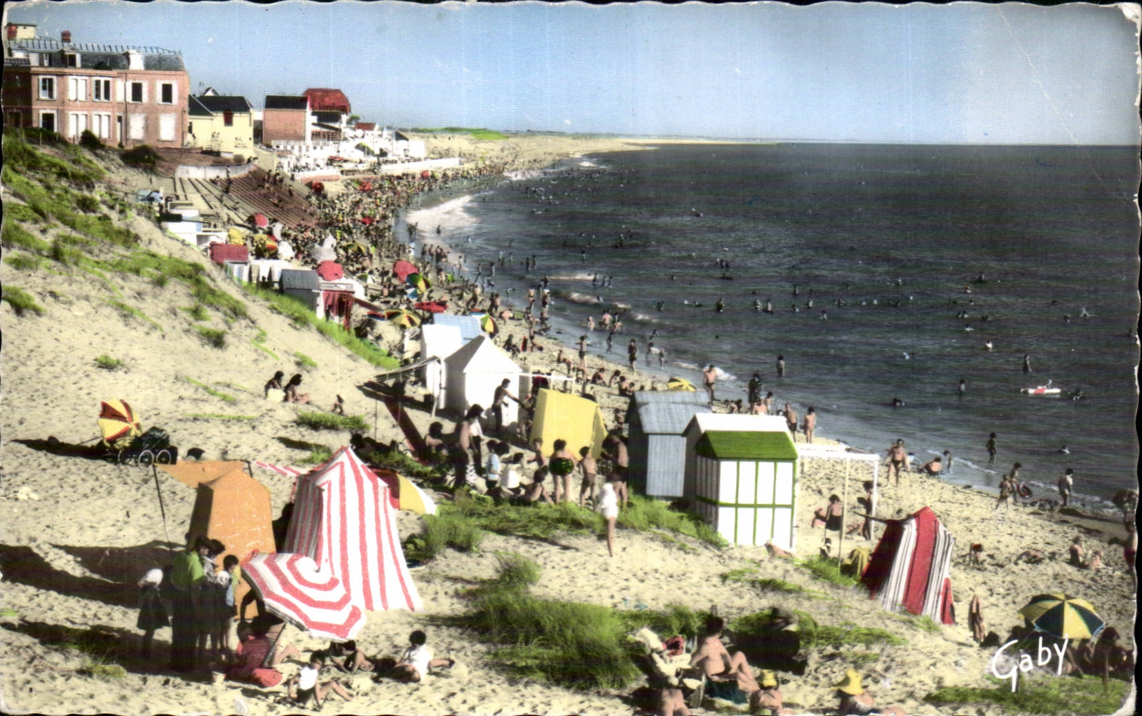 Saint Gilles sur Vie CPA Ville Notre Dame et la plage