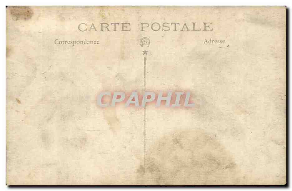 Les SAbles d'olonne CPA Jeune fille et bateau (enfant) — Verso