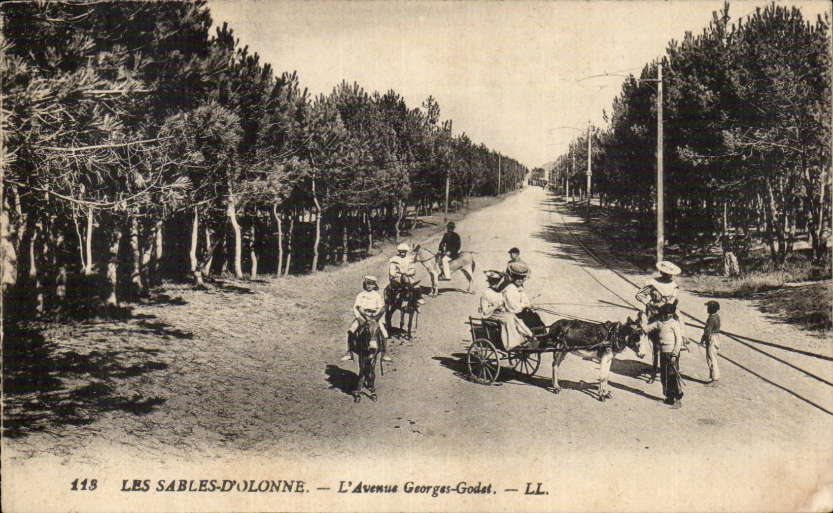 Les Sables-d'Olonne — Avenue Georges-Godet — LL. — N° 118