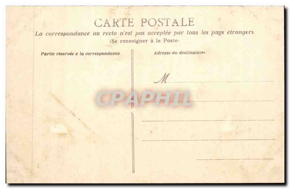 Noirmoutier CPA Le bois de la Chaise au debarcadere — Rückseite