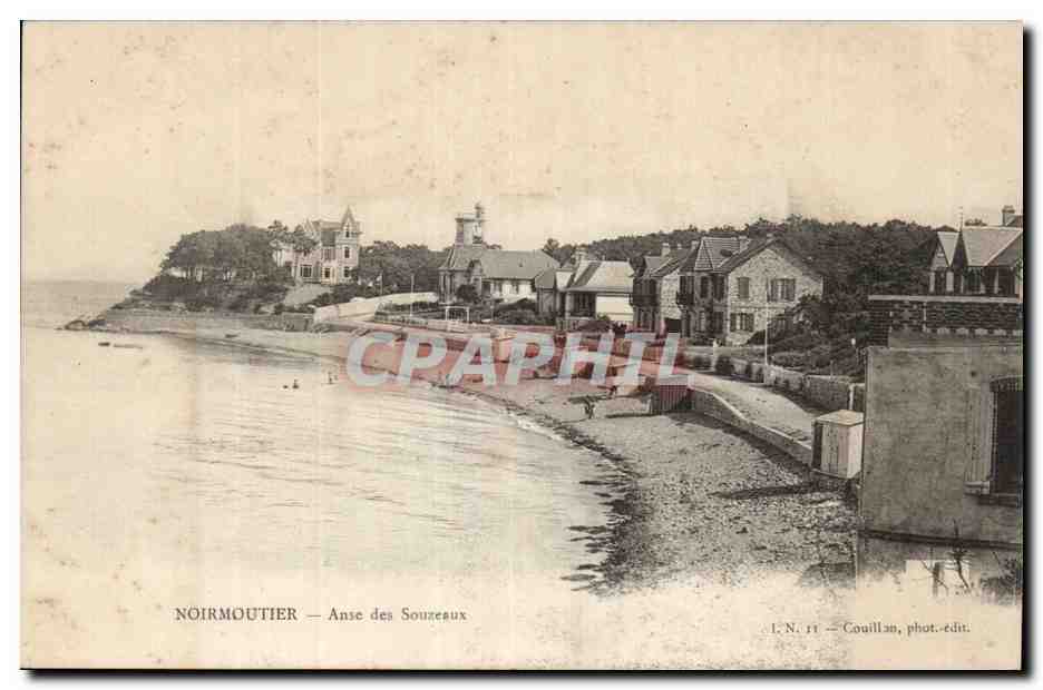 Noirmoutier — Anse des Souzeaux — A.N. 11 — Couillan, phot.-édit.