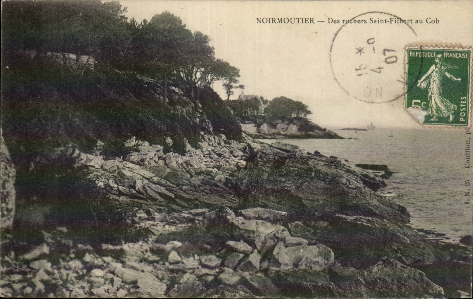 Noirmoutier — Des rochers Saint-Filbert au Cob — Éditions Du Poinçon, N° 25