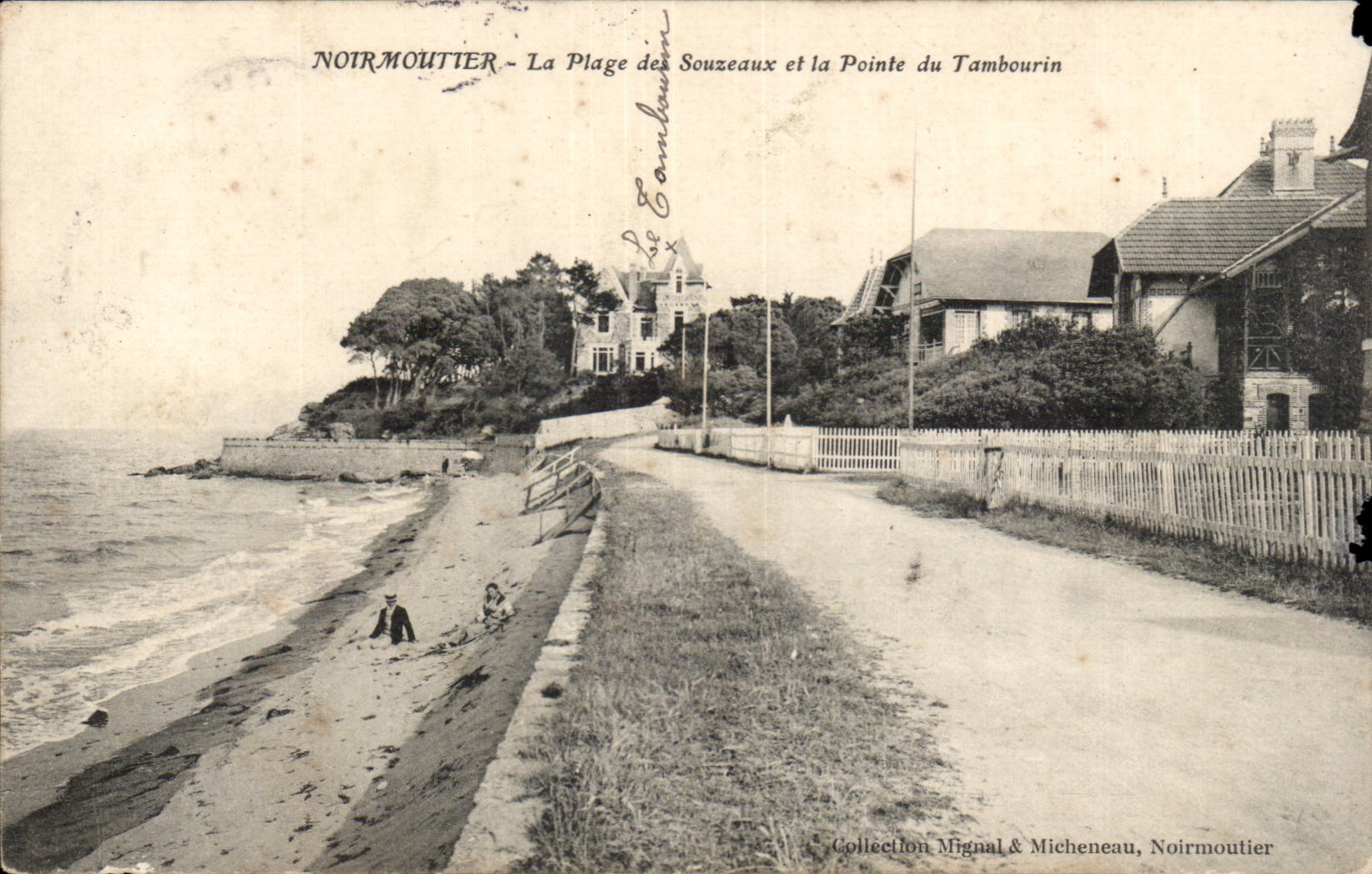 Noirmoutier - La Plage des Souzeaux et la Pointe du Tambourin — Collection Mignal & Micheneau, Noirmoutier