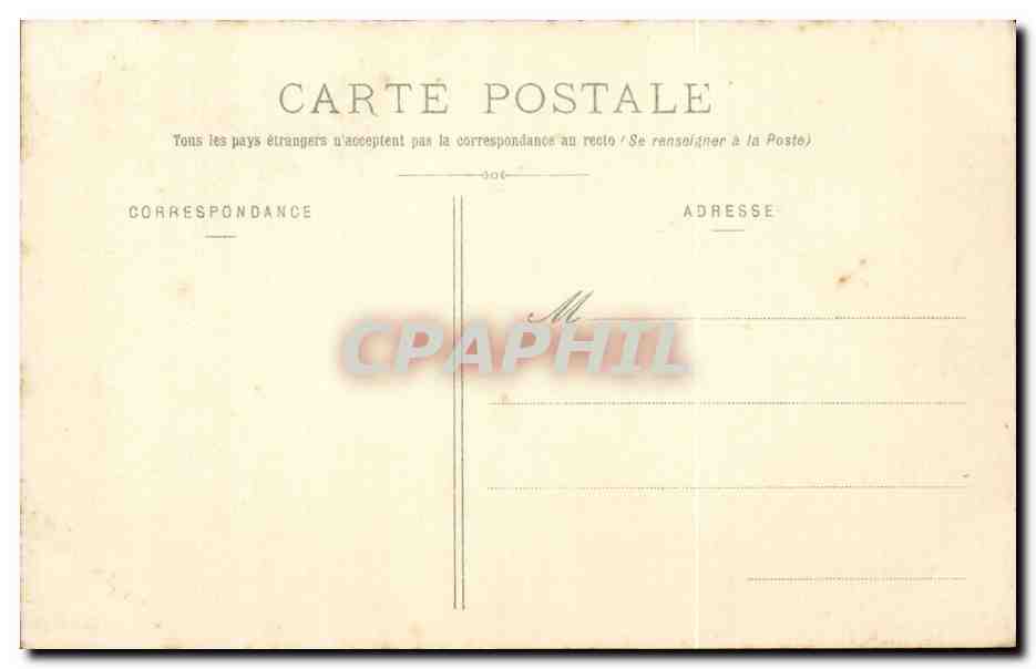 CPA SAbles d'olonne Sablaises Pendant la tempete (folklore costume) — Verso