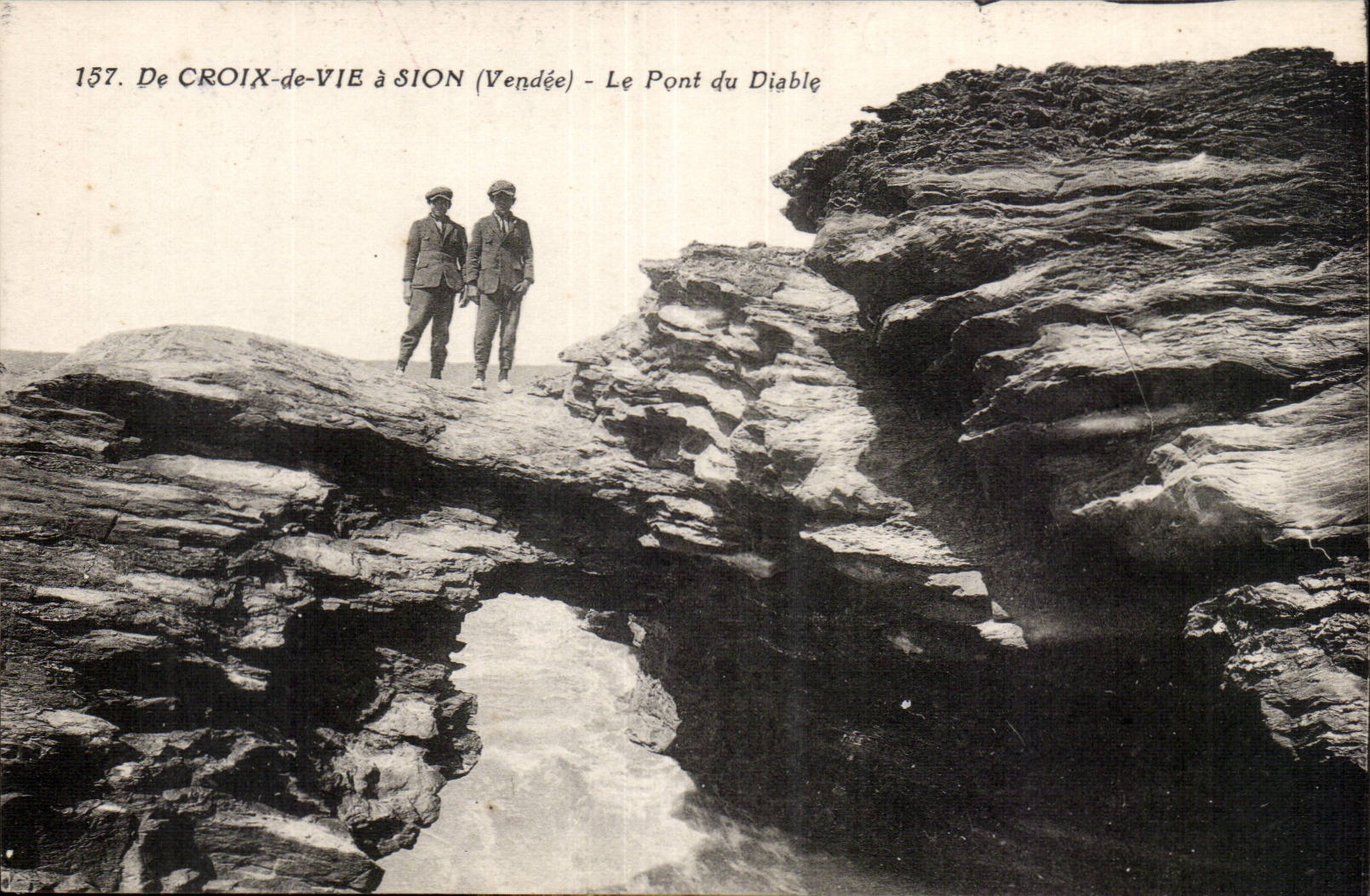 De CRoix de Vie a Sion CPA Le pont du diable