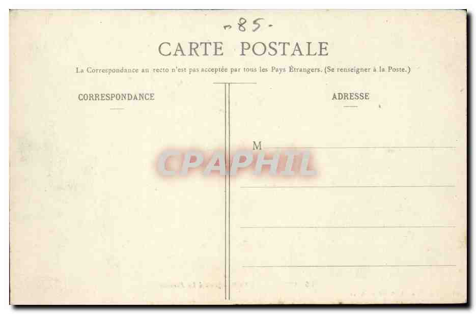 Les Sables-d'Olonne — Société La Fauvette — Edition des Nouvelles Galeries - N° 147 — Rückseite