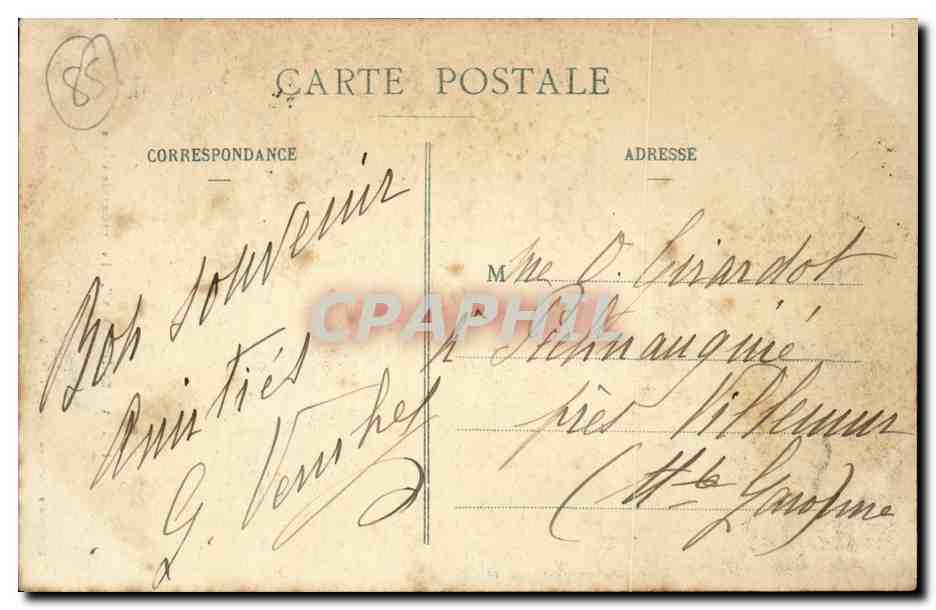 Sables d'olonne CPA La promenade a anes (donkey mule) — Verso