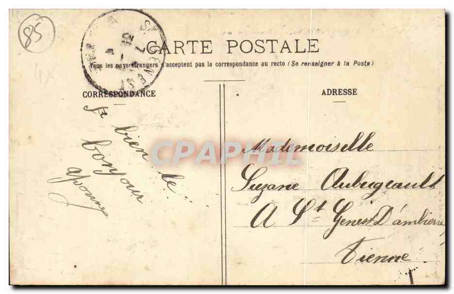 Les Sables-d'Olonne - La Rentrée au Port — Lucien Amiand, éditeur — Verso