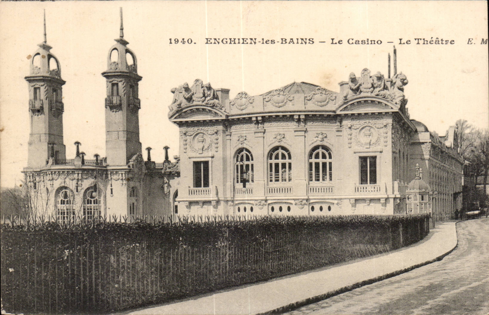 Enghien les Bains CPA Le casino Le theatre