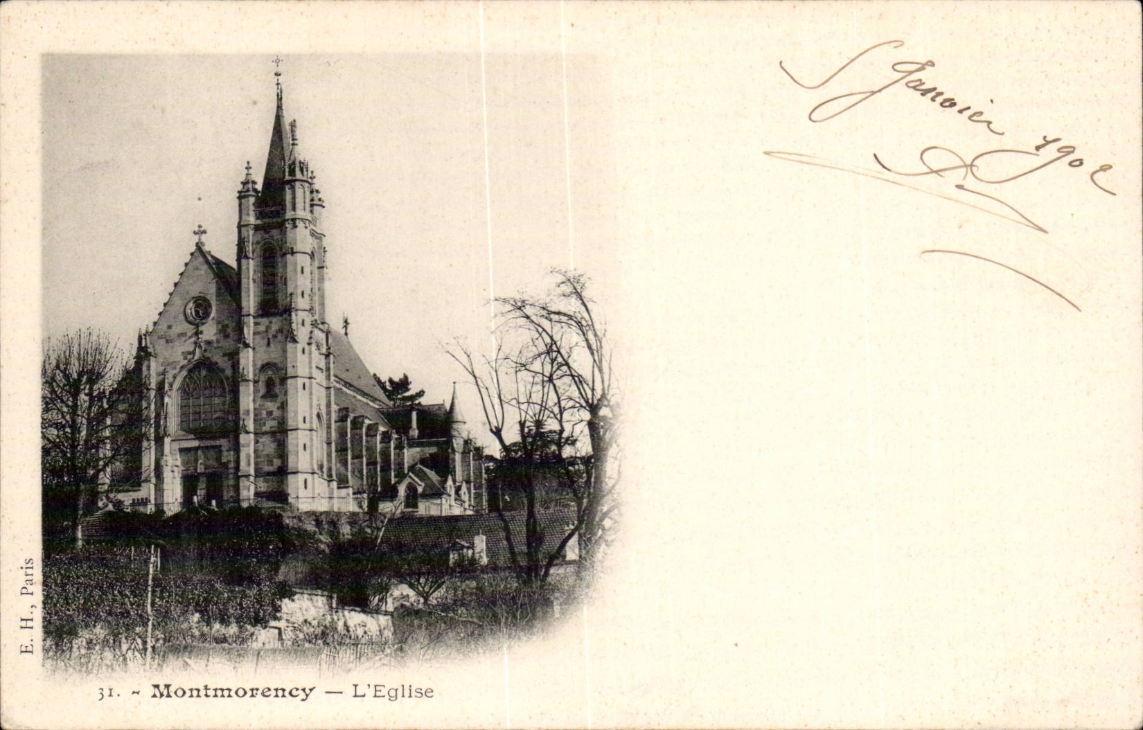Montmorency CPA L'eglise