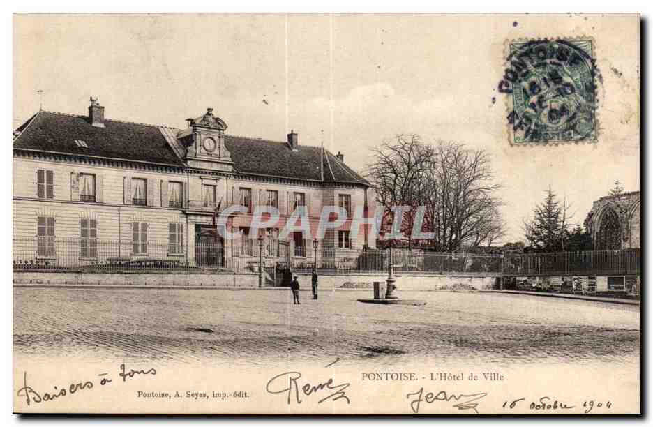 Pontoise CPA Hotel de ville