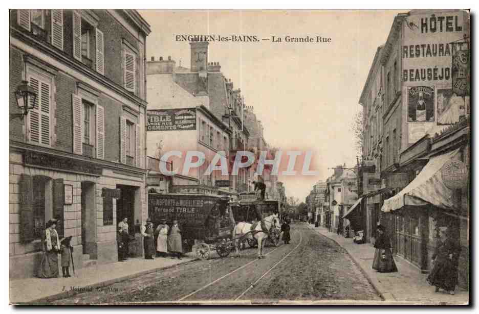 Enghien-les-Bains — La Grande Rue — J. Moiroud, Clichy-le-Roi