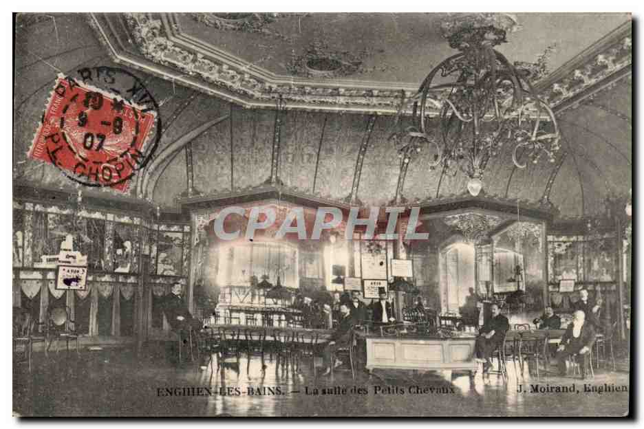 Enghihen-les-Bains — La salle des Petits Chevaux — J. Moirand, Enghihen