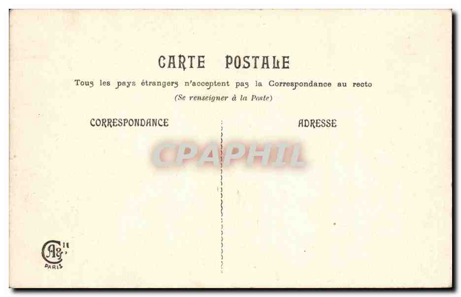 Montigny le Roi CPA Colonie scolaire du 11eme arrondissement de Paris — Rückseite