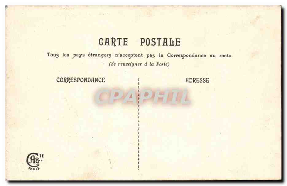 Montigny le Roi CPA Colonie scolaire du 11eme arrondissement de Paris — Rückseite