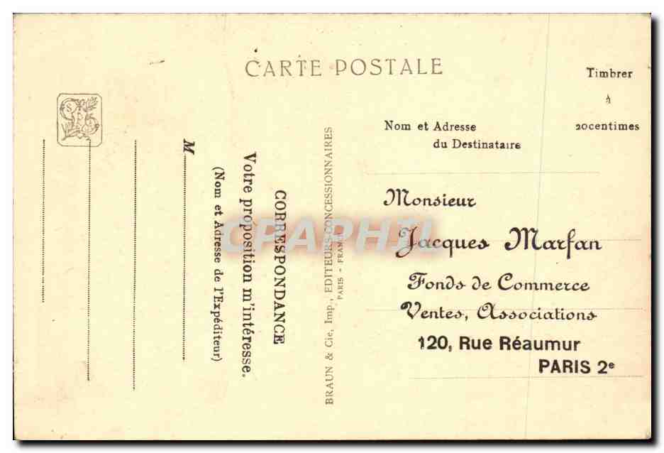 CPA Exposition coloniale internationale Paris 1931 AoF Mosquee indigene — Rückseite