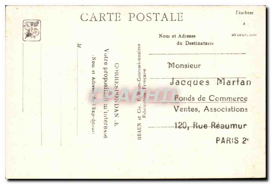 CPA Exposition coloniale internationale Paris 1931 Palais de l'AoF La place du marche  — Rückseite