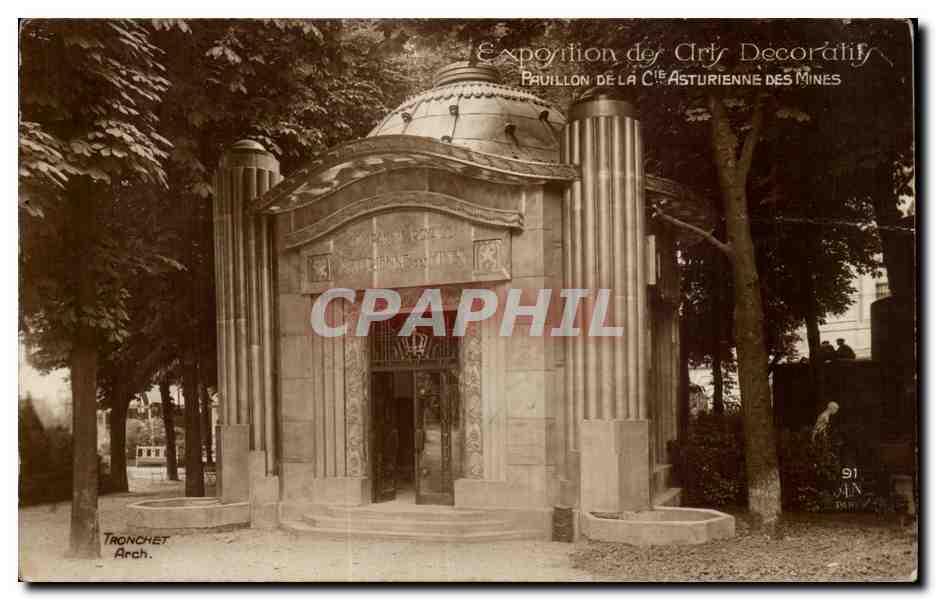 CPA Pavillon des Arts Decoratifs 1925 Pavillon de la Cie Asturienne des mines