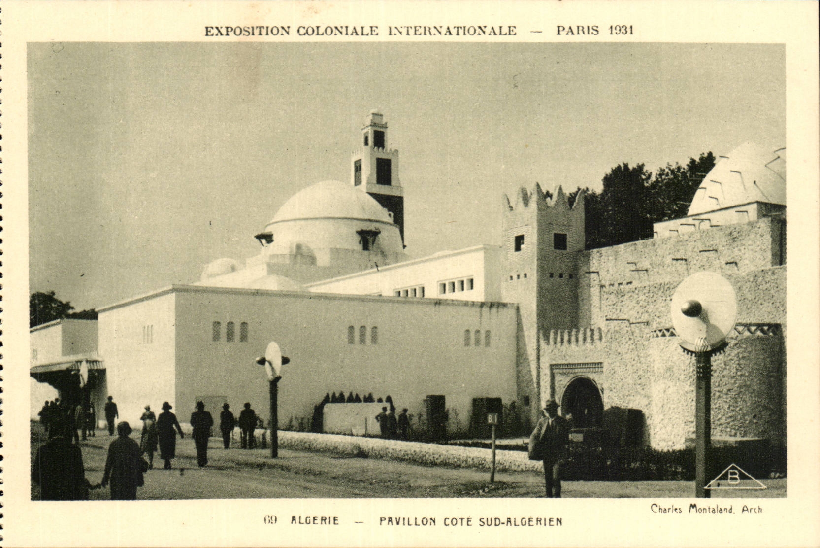 Exposition Coloniale Internationale — Paris 1931 — Pavillon Côte-Algérien