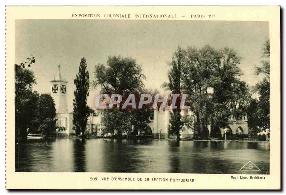 EXposition coloniale internationale Paris 1931 Vue d'ensemble de la section portugaise