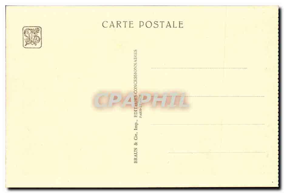 EXposition coloniale internationale Paris 1931 Pavillon de l'afrique Equatoriale francaise (AeF) — Rückseite