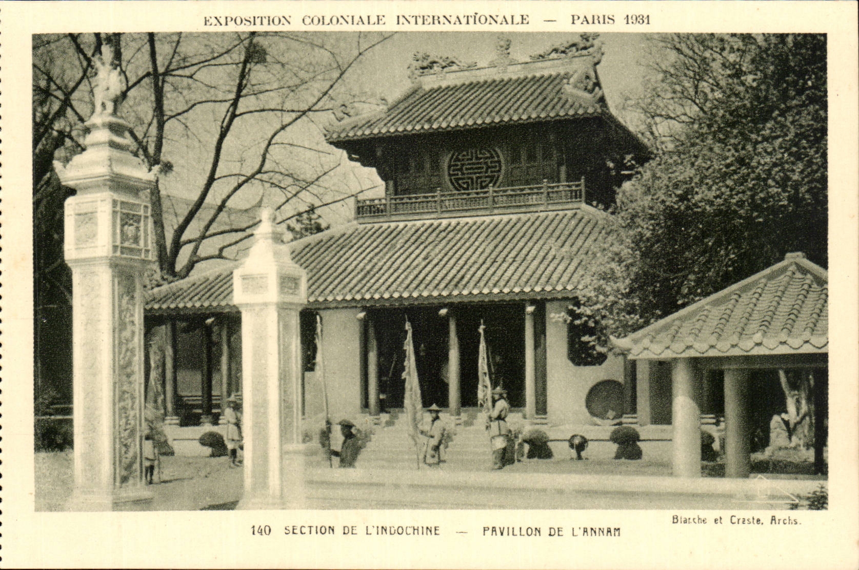 Pavillon de l'Annam — Exposition Coloniale Internationale — Paris 1931