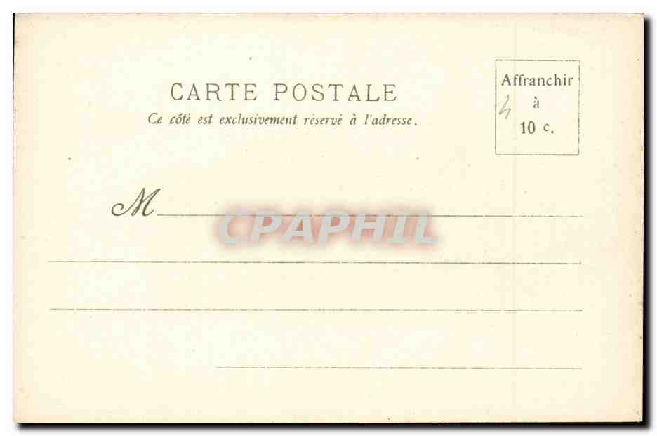 Palais de l'Éducation & des Lettres, Sciences & Arts — Exposition Universelle 1900 — G. P. Paris — Verso