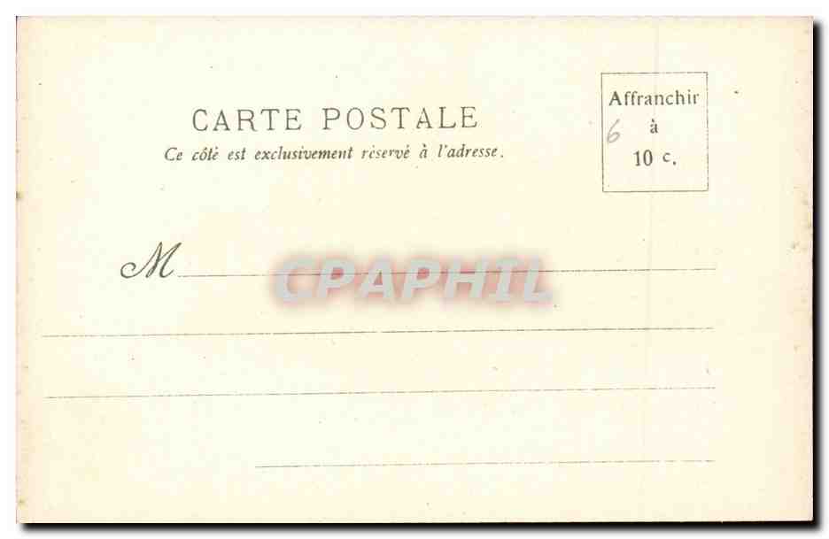 Palais des Manufactures Nationales — Exposition Universelle 1900 — G. F. Paris — Reverso
