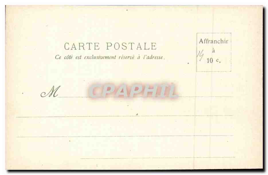 Palais des Mines & de la Métallurgie — Exposition Universelle 1900 — Éditeur non visible — Verso