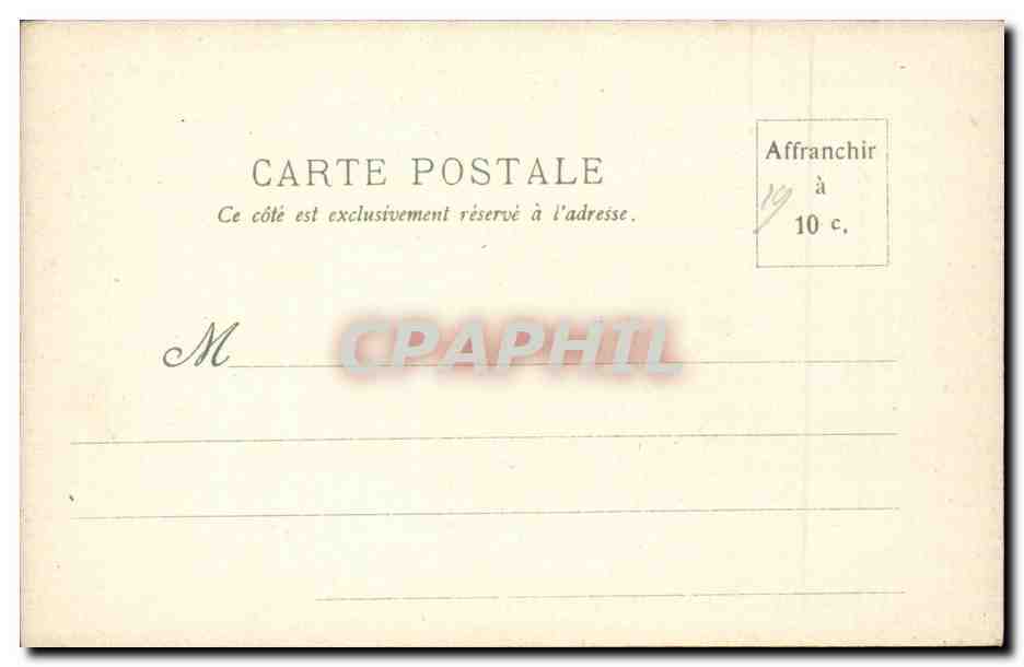 Uitzicht op de Invalides — Wereldtentoonstelling 1900 — uitgever niet zichtbaar — Achterkant