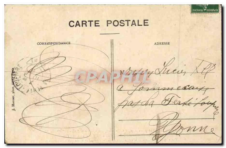 CPA Le monoplan Bleriot pilot par Leblanc expose au journal Le Matin apres le circuit de l'est (aout 1910) Paris TRoyes  — Rückseite