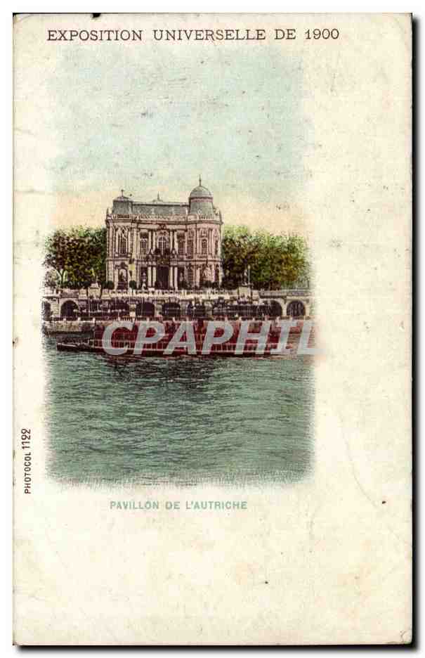 CPA Paris Exposition universelle de 1900 Pavillon de l'autriche