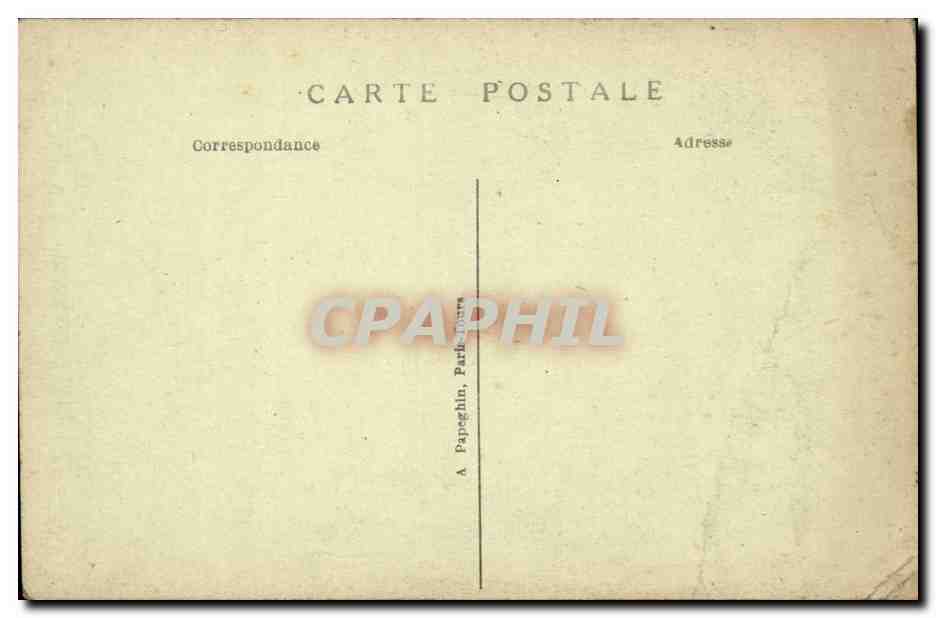 París - La Tumba del Soldado Desconocido, enterrado bajo el Arco de Triunfo el 11 de noviembre de 1920 - A.P. 490 bis — Reverso