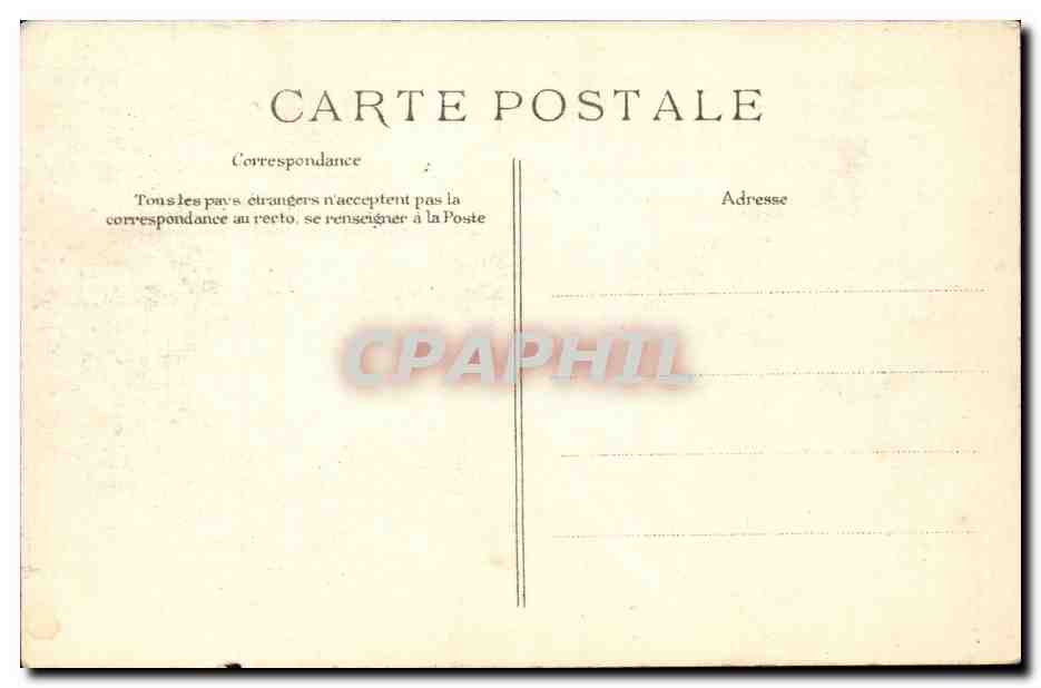 paris 7 - Crue de la Seine - Rue de Lille - CPA  — Rückseite