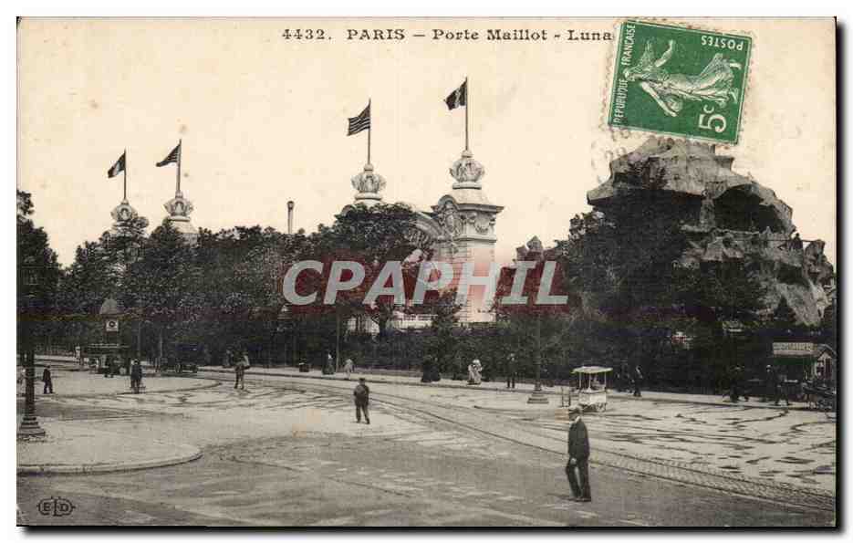 Paris 16 - Porte Maillot - Luna Park - CPA 