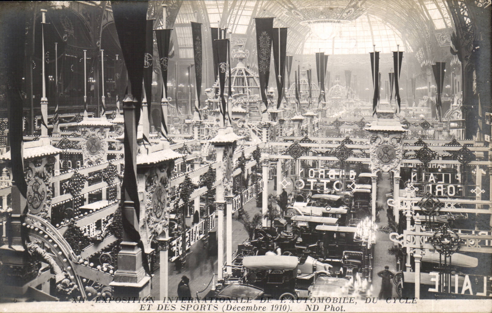 Paris - XII Exposition Internationale de L'Automobile Du Cycle et des Sports - Decembre 1910 - CPA 