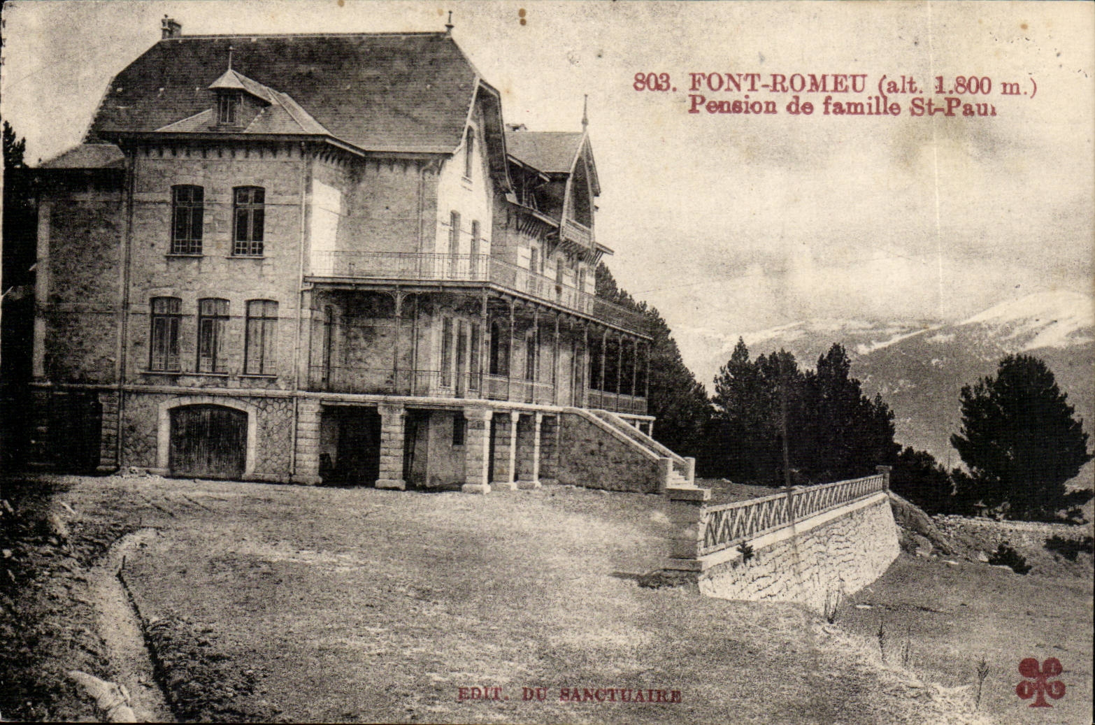 Font Romeu CPA Pension de famille St Paul