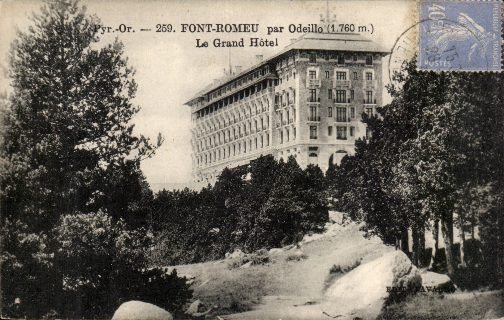 Font Romeu CPA Le grand hotel