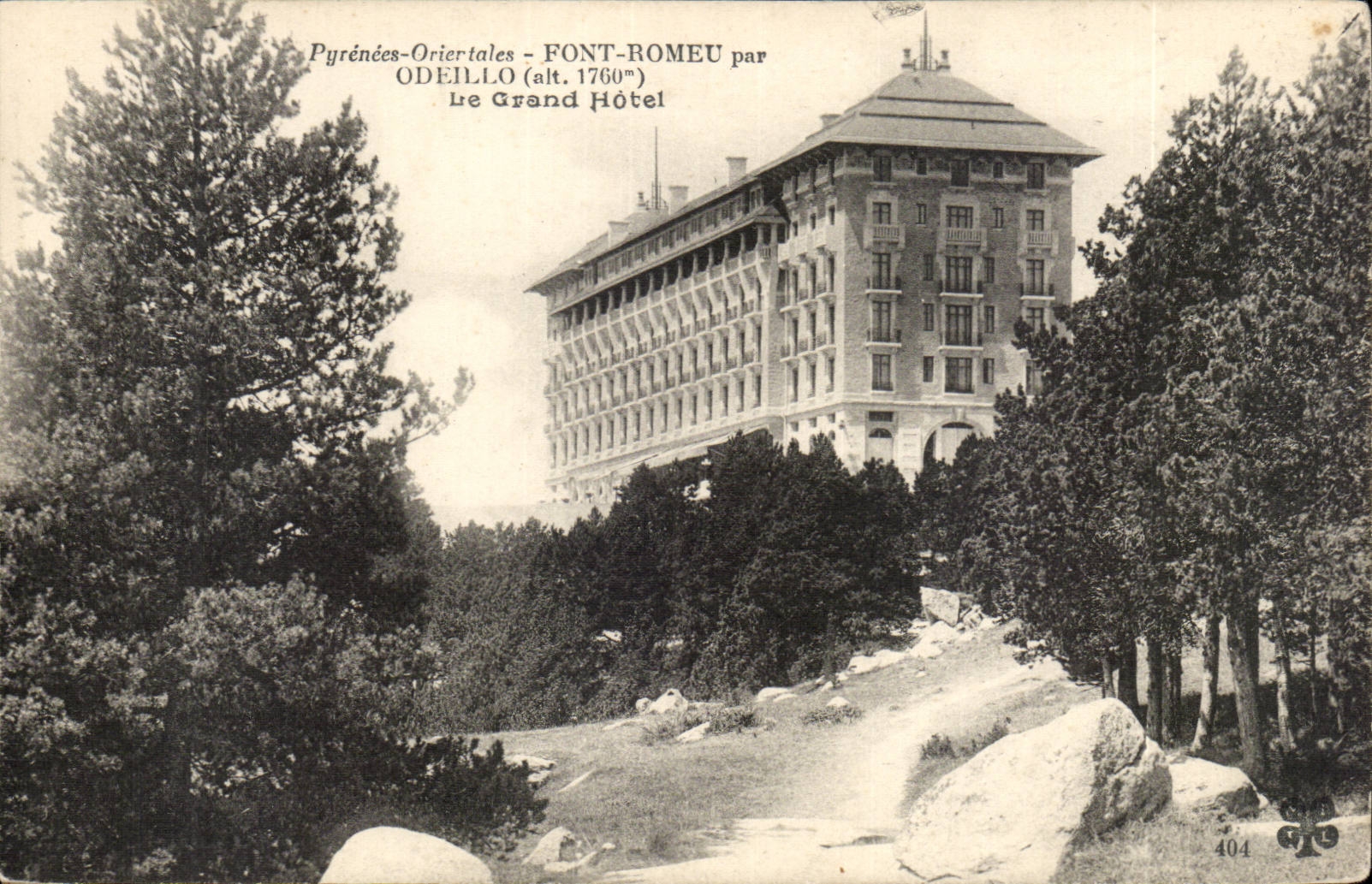 Font Romeu CPA Le grand hotel